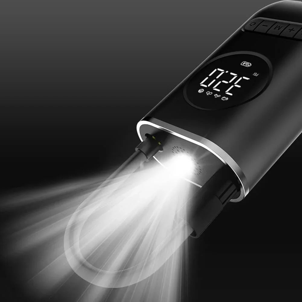 Tire Inflator 150PSI – Portable Cordless Air Compressor with LED Display - Evallys.com