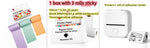 Portable Mini Thermal Label Printer Home Photo Printer Student Wrong Question Printer Bluetooth Mini Label Printer Price Tag - Evallys.com