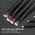 Makeup Brushes BS-MALL Premium Synthetic Foundation Powder Concealers Eye Shadows Makeup 14 Pcs Brush Set, Rose Golden, with Case (Black) Black - Evallys.com # #