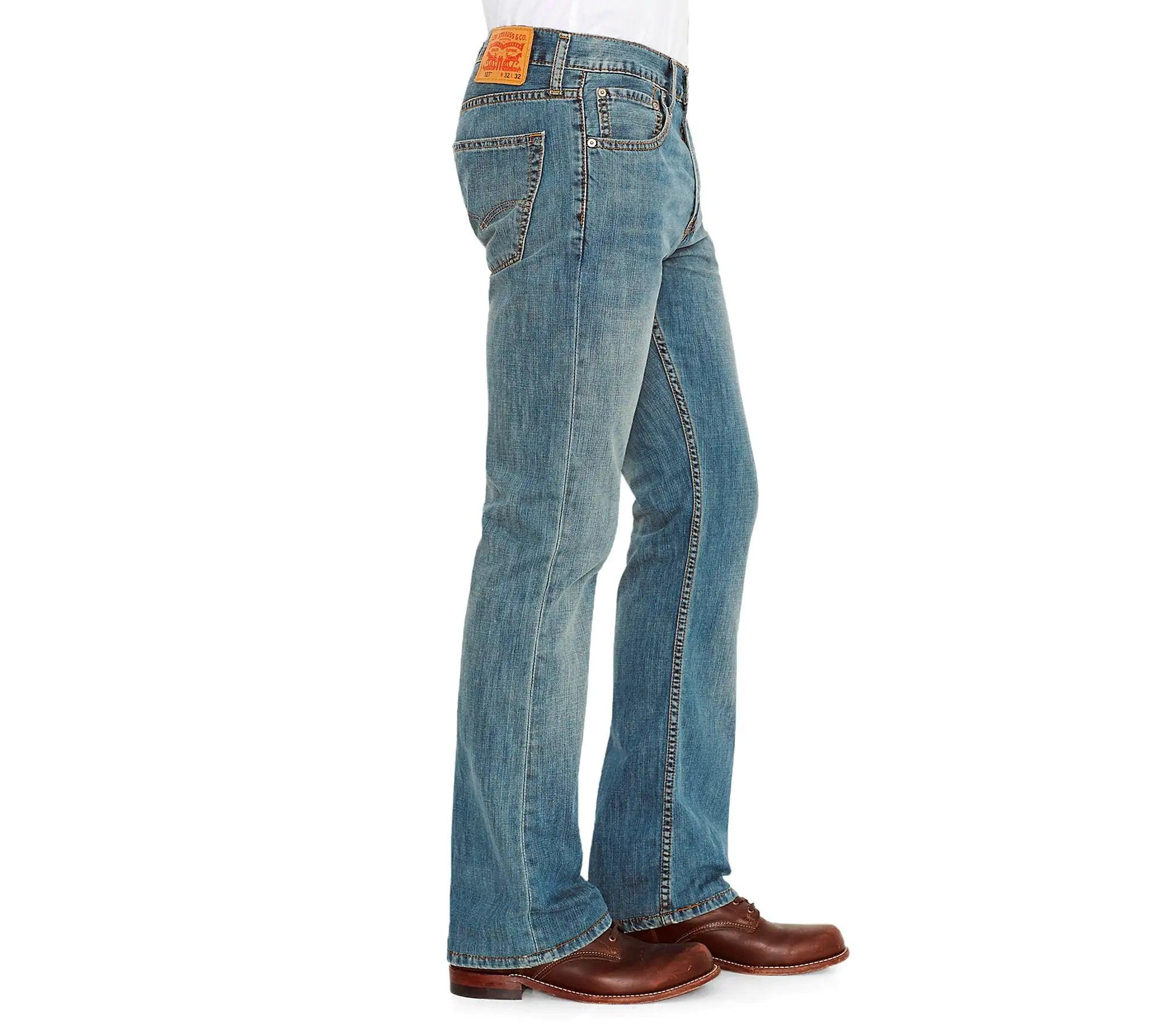 Levi's Men's 527 Slim Bootcut Jeans 36W x 34L Medium Chipped - Evallys.com # #