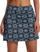 Ekouaer Women's Active Performance Skort Lightweight Skirt for Running Tennis Golf Workout Sports XX-Large Black Flower - Evallys.com