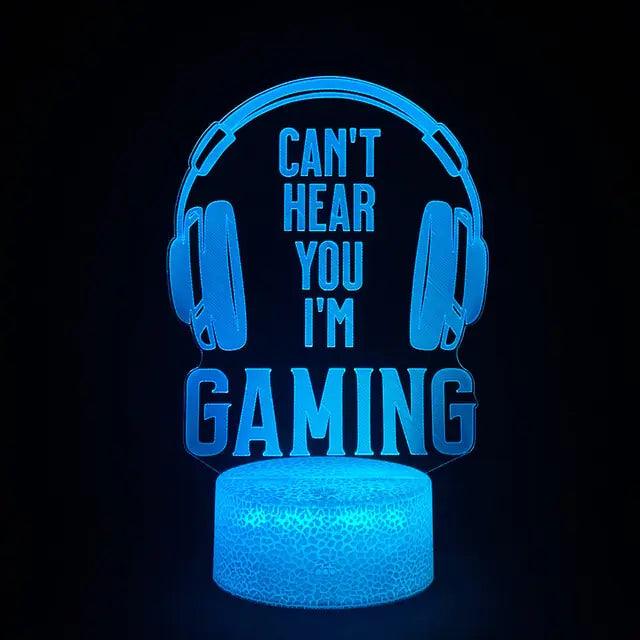 3D RGB LED Gaming Lamp - Evallys.com # #