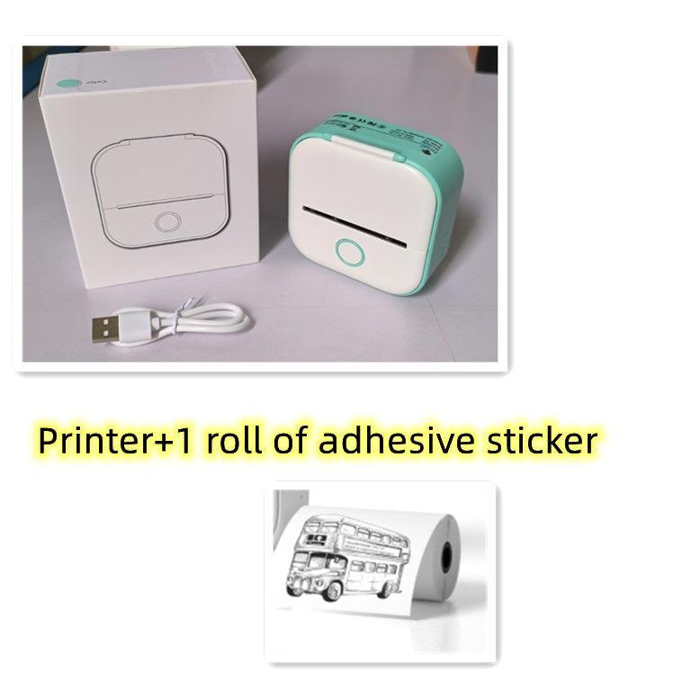Portable Mini Thermal Label Printer Home Photo Printer Student Wrong Question Printer Bluetooth Mini Label Printer Price Tag - Evallys.com # #