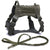 Nylon Tactical Dog Harness with Handle & Bungee Leash for Large Dogs - Evallys.com # #