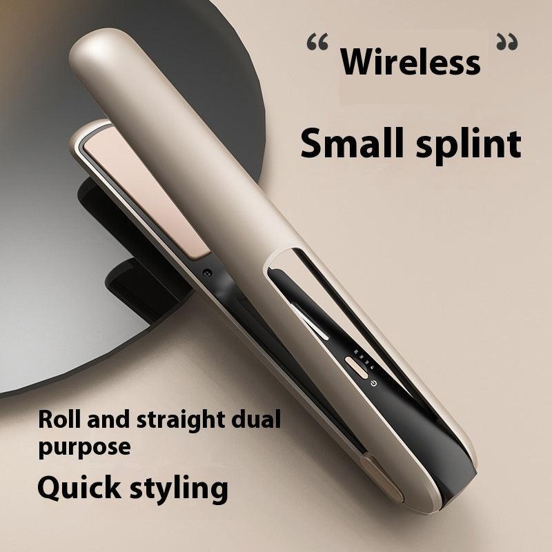 Wireless USB Charging Hair Straighteners Volume Straight Two-in-one - Evallys.com # #