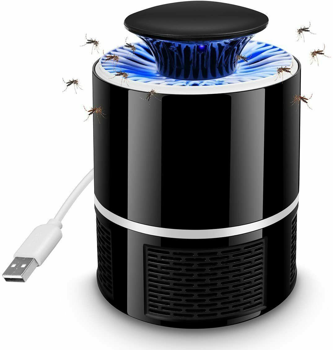 Electric UV Mosquito Killer Lamp Outdoor Indoor Fly Bug Insect Zapper Trap USB - Evallys.com # #