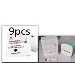 Portable Mini Thermal Label Printer Home Photo Printer Student Wrong Question Printer Bluetooth Mini Label Printer Price Tag - Evallys.com # #
