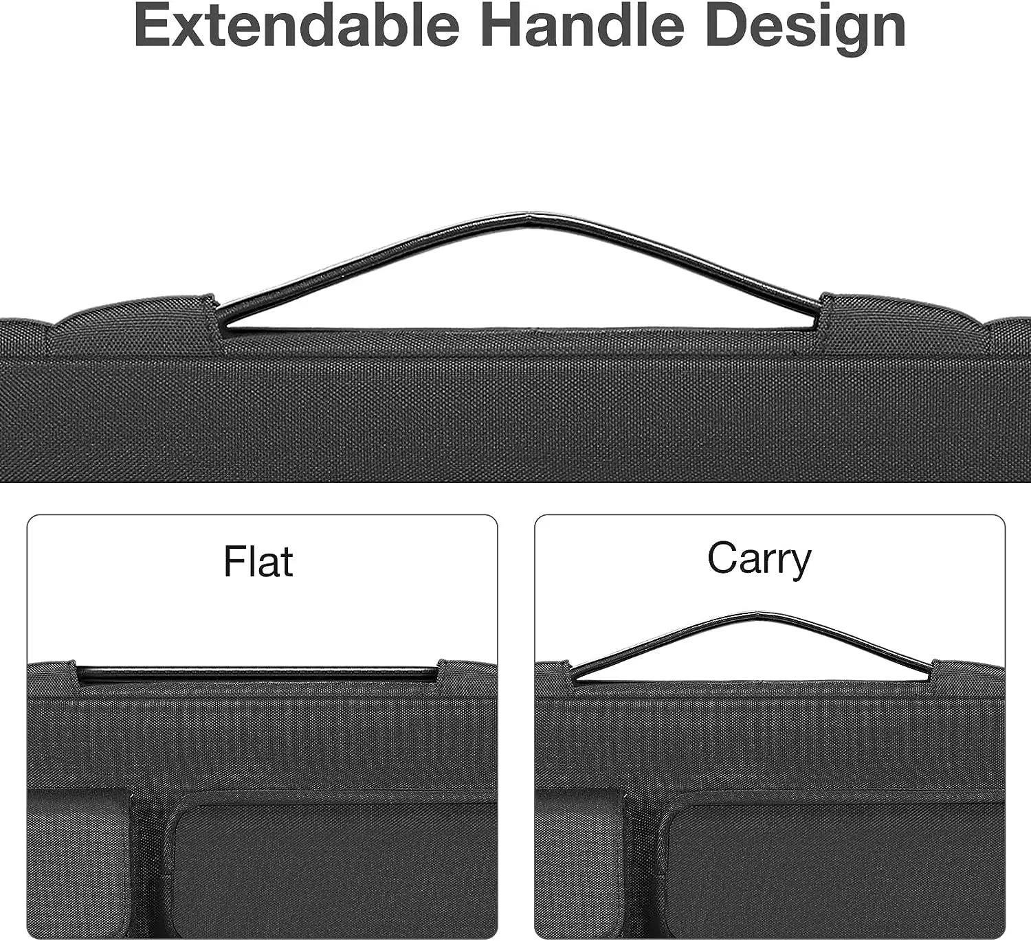 360 Protective Laptop Sleeve Bag Macbook Air/Pro 13-13.3 15 Inch Notebook Pro 14 16 M2 M1 Surface Book Dell HP Lenovo Briefcase - Evallys.com # #