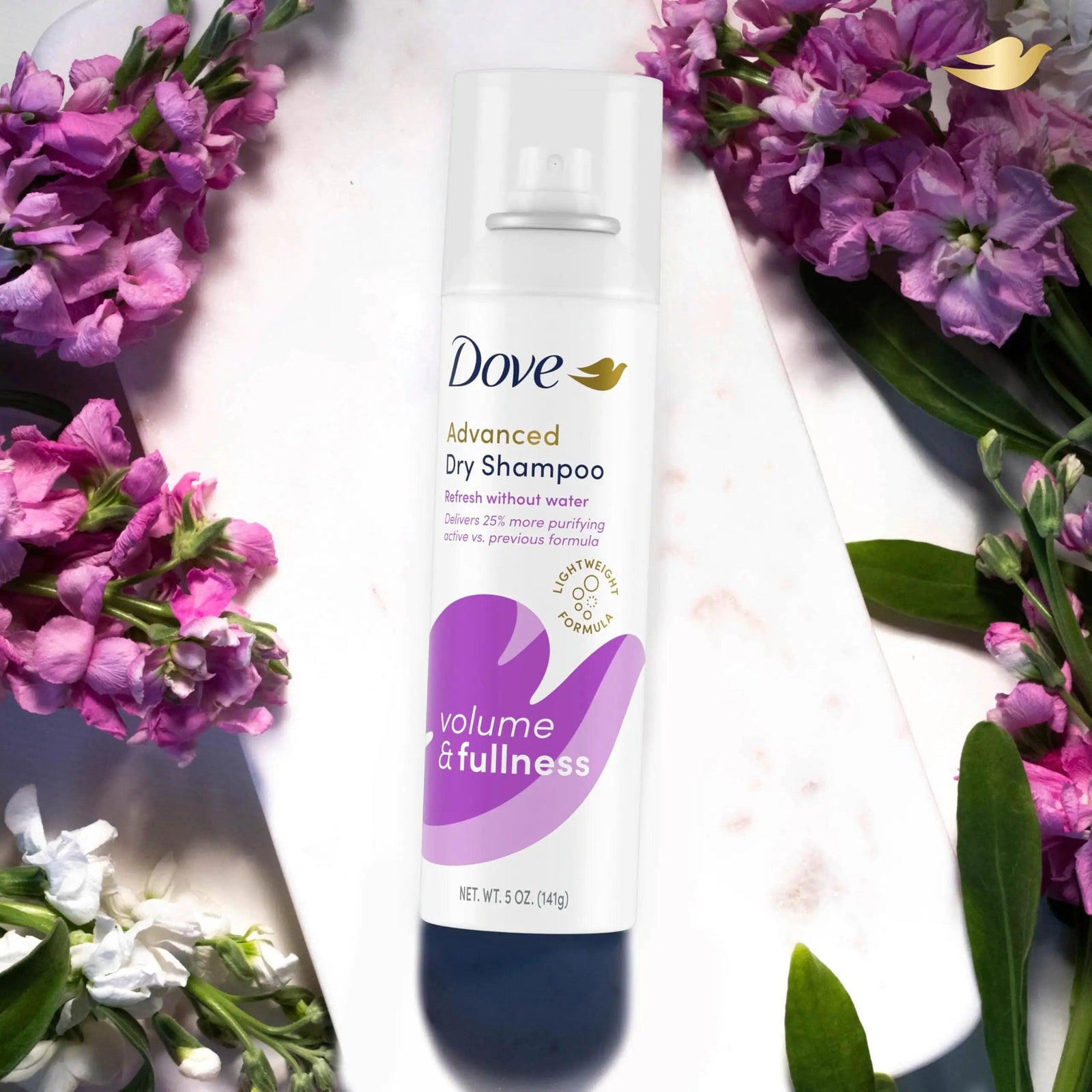 Dove Dry Shampoo Volume & Fullness 2 Count for Oily Hair for Refreshed Hair 5 oz 5 Ounce (Pack of 2) light clean scent - Evallys.com # #