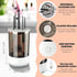 Electric Makeup Brush Cleaner, Cosmetic Brush Cleaner, Automatic Spinning Makeup Brush Cleaner for All Size Makeup Brush, Gift for Women Wife Friend - Evallys.com # #