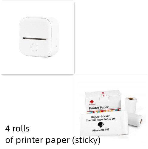 Portable Mini Thermal Label Printer Home Photo Printer Student Wrong Question Printer Bluetooth Mini Label Printer Price Tag - Evallys.com # #