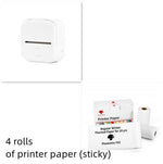 Portable Mini Thermal Label Printer Home Photo Printer Student Wrong Question Printer Bluetooth Mini Label Printer Price Tag - Evallys.com # #