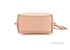 Coach Mollie 22 Shell Pink Straw Leather Bucket Crossbody - Evallys.com # #