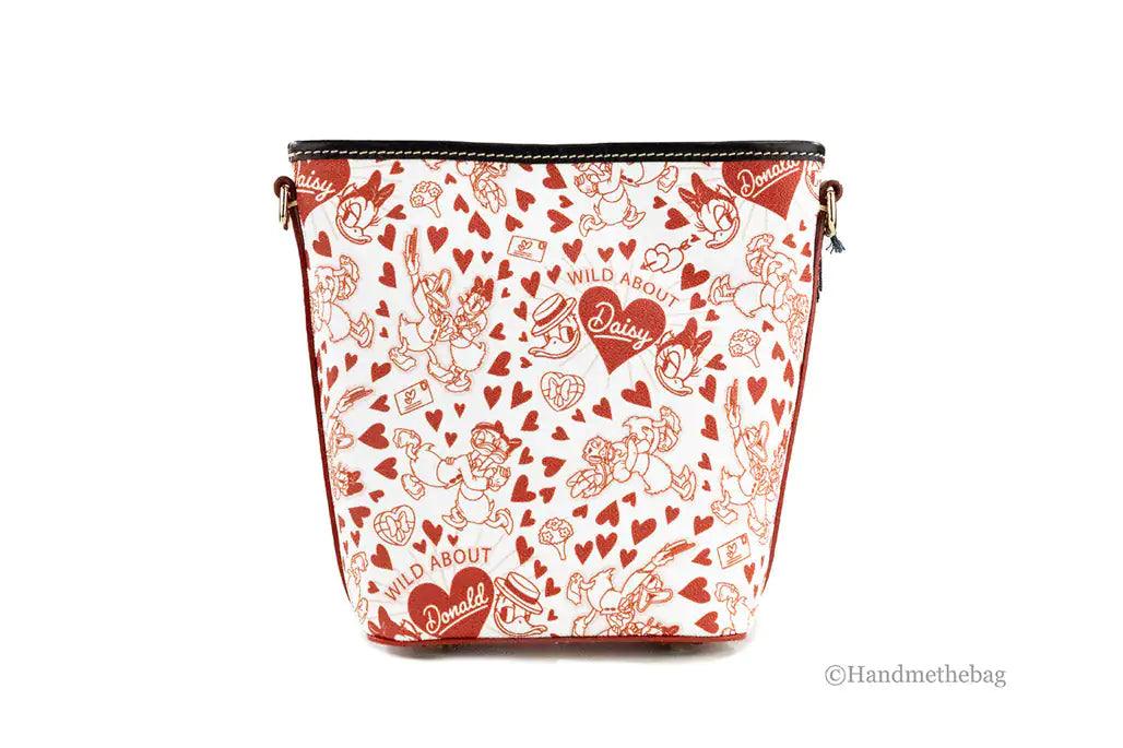 Dooney & Bourke Donald Daisy Heart Print Zip Sac Crossbody - Evallys.com # #