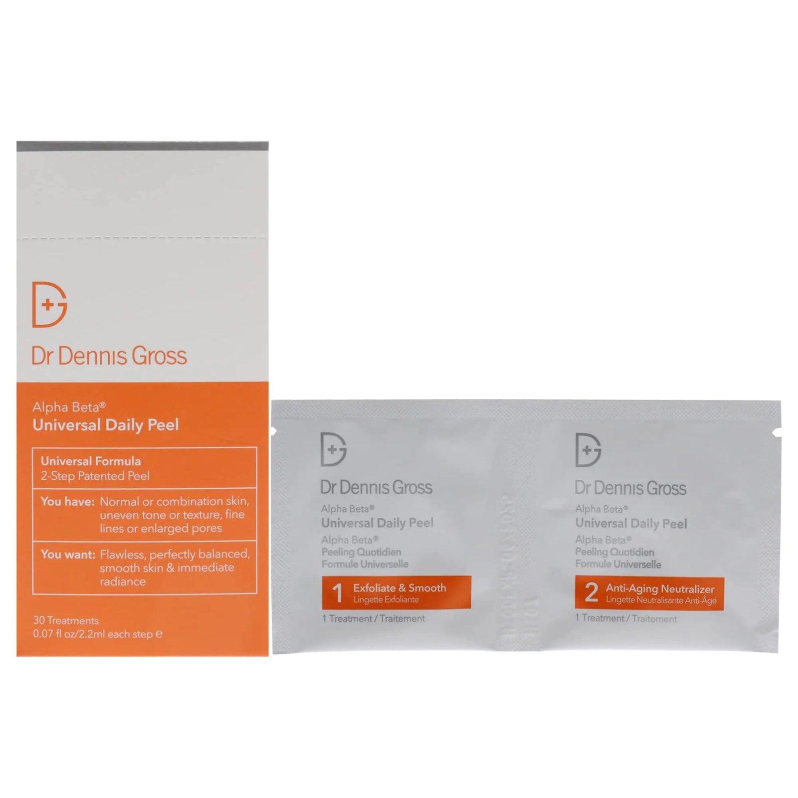 Dr Dennis Gross Alpha Beta Universal Daily Peel Treatment Unisex 30 oz 1 Ounce (Pack of 30) - Evallys.com # #