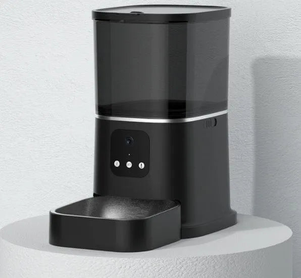 Pet Automatic Feeder Large Capacity Smart Voice Recorder APP Control Timer Feeding Cat Dog Food Dispenser With WiFi Pet Bowl - Evallys.com