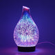 3D Glass Colorful Firework Essential Oil Lamp Aroma Diffuser - Evallys.com