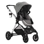 Evenflo Pivot Xpand Modular Stroller, Baby Stroller, Converts to Double Stroller, 4 Modes, Durable Construction, Extra-Large Storage Basket, Compact Folding Design, 55-Lb Capacity, Percheron Gray - Evallys.com # #