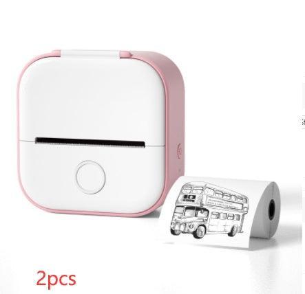 Portable Mini Thermal Label Printer Home Photo Printer Student Wrong Question Printer Bluetooth Mini Label Printer Price Tag - Evallys.com # #