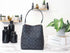 Coach Small Graphite/Black Signature Coated Canvas Convertible Town Bucket Handbag - Evallys.com # #