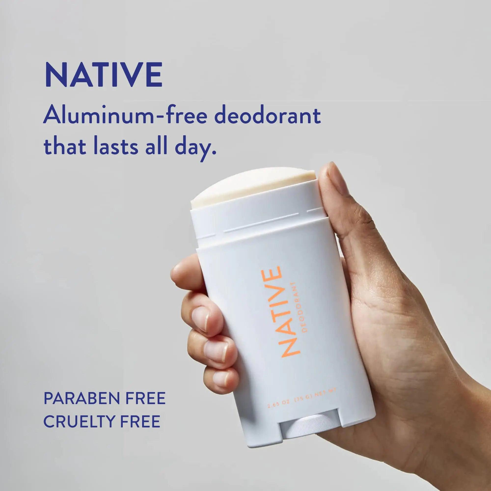 Native Deodorant | Natural Deodorant Seasonal Scents for Women and Men, Aluminum Free with Baking Soda, Probiotics, Coconut Oil and Shea Butter | Sweet Peach & Nectar - Evallys.com # #