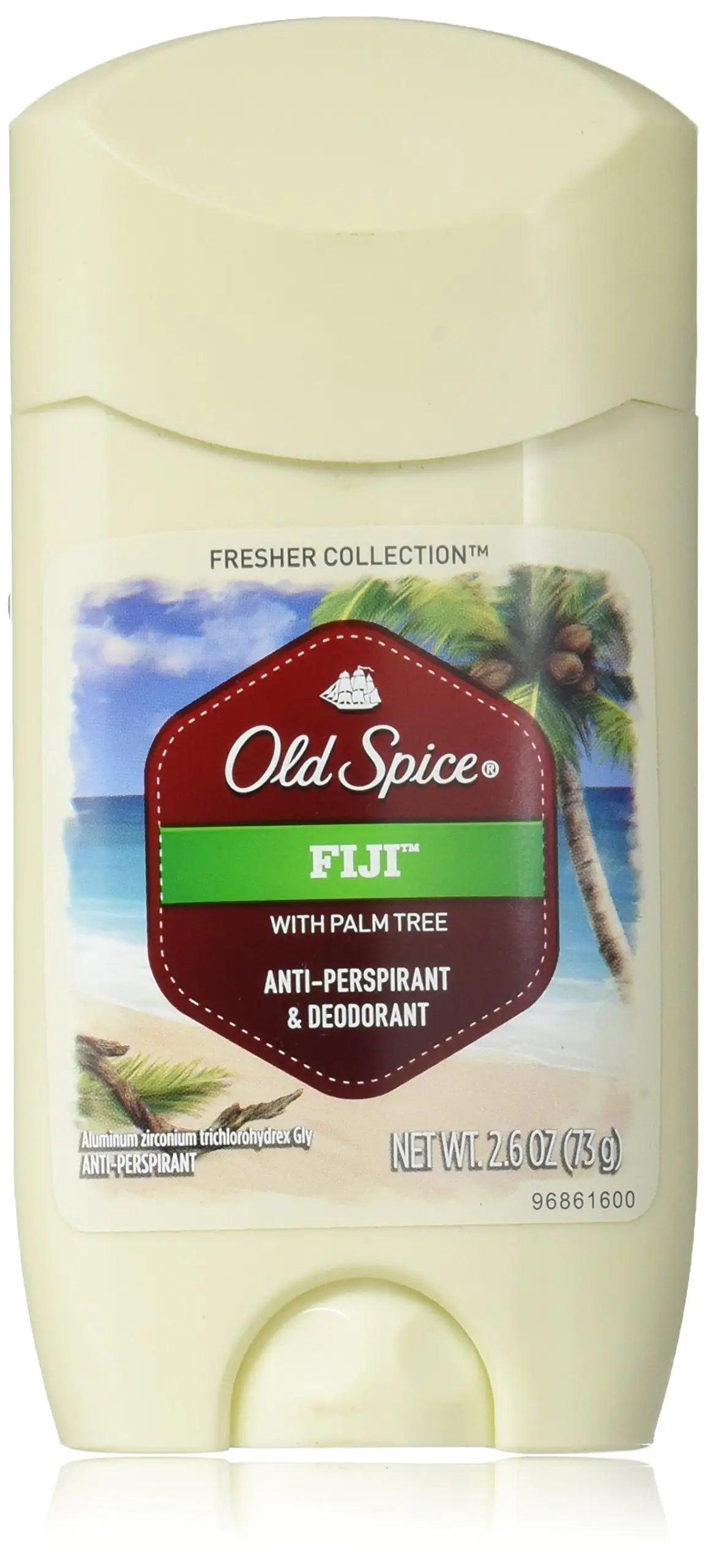 Old Spice Fresh Collection Invisible Solid Antiperspirant/Deodorant, Fiji - 2.6 oz 2.6 Ounce (Pack of 1) - Evallys.com # #