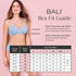 Bali One Smooth U Wireless Bra, Seamless No-Bulge Shapewear Bra, Pullover Bralette with No-Roll Underband and No-Dig Straps Medium Black - Evallys.com # #