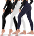 3 Pack Leggings for Women-No See-Through High Waisted Tummy Control Yoga Pants Workout Running Legging Assorted23 Large-X-Large - Evallys.com # #