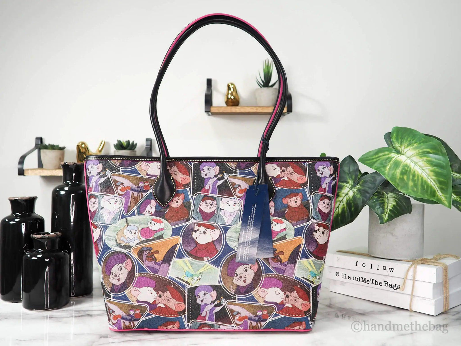 Dooney & Bourke Disney Resucers Medium Shopper Tote Bag - Evallys.com # #