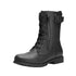 DREAM PAIRS Women's Ankle Bootie Winter Lace up Mid Calf Military Combat Boots 5.5 Mission-black - Evallys.com # #