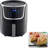 Gowise USA GW22955 7-Quart Electric Air Fryer with Dehydrator & 3 Stackable Racks, Digital Touchscreen with 8 Functions + Recipes, 7.0-Qt, Black/Copper - Evallys.com # #