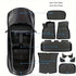 Fruka Floor & Trunk Mats for Tesla Model Y 5-Seater (2020–2024), TPE