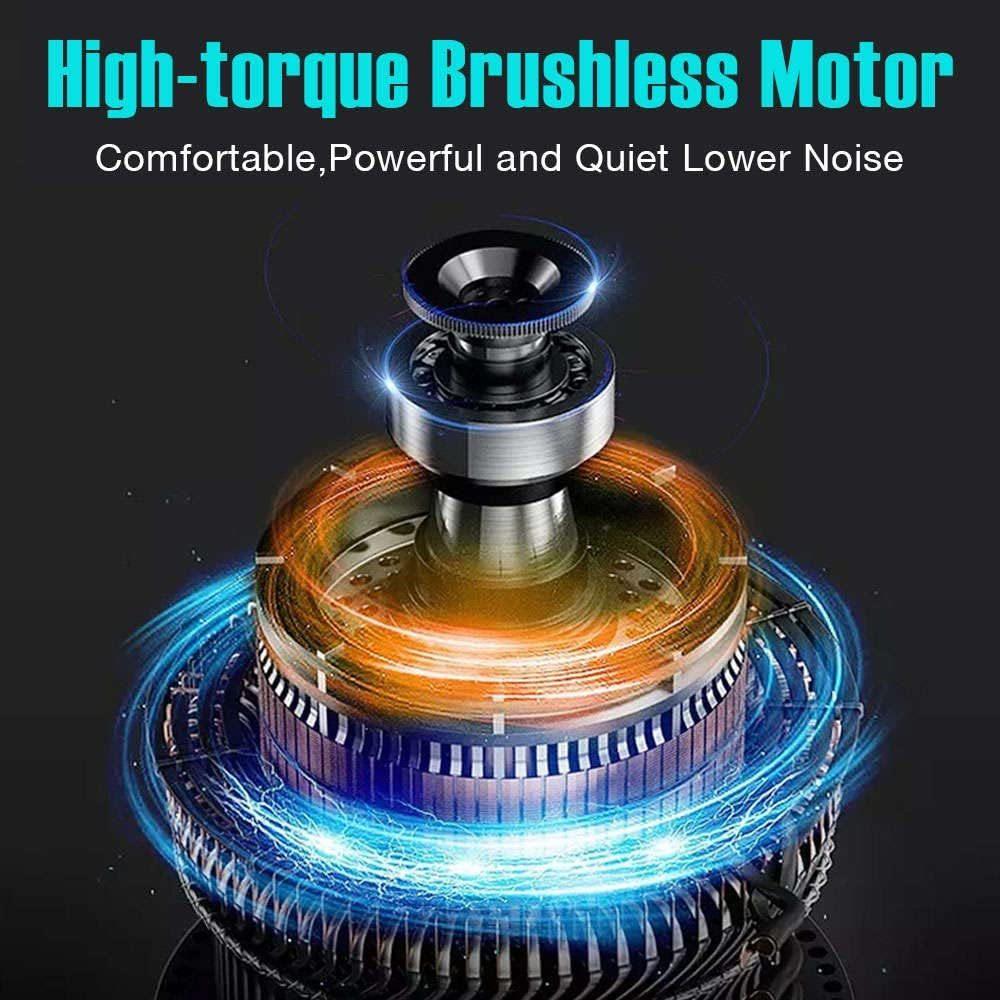 Massage Gun Deep Tissue Muscle Massage Gun For Athletes Handheld Electric Body Shoulder Neck Back Massager Gun For Pain Relief Portable Percussion Massage Gun With 6 Massage Heads  30 Speeds - Evallys.com # #