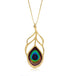 Peacock Feather Necklace - Evallys.com