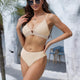 Women's Fashion Simple Solid Color Bikini Set - Evallys.com