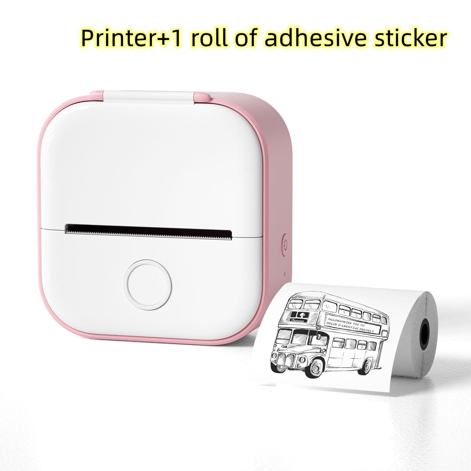 Portable Mini Thermal Label Printer Home Photo Printer Student Wrong Question Printer Bluetooth Mini Label Printer Price Tag - Evallys.com # #