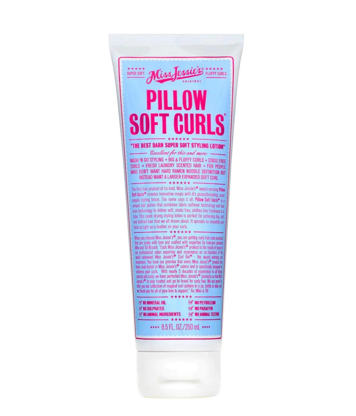 Miss Jessie's Pillow Soft Curls Unisex Lotion 8.5 oz & Jelly Soft Curl Unisex Gel 8.5 oz Lotion + Soft Curl Unisex Gel - Evallys.com # #