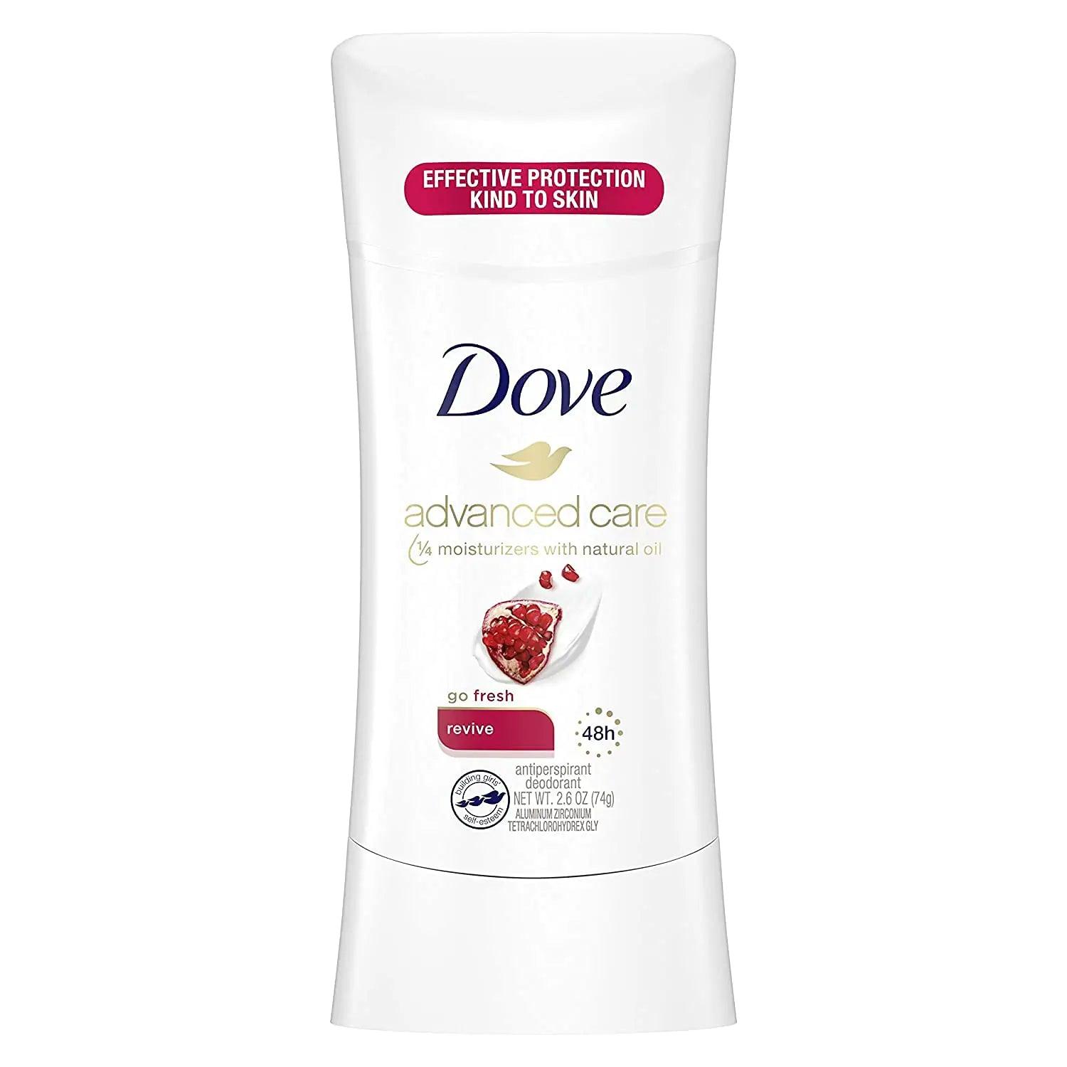 Dove Advanced Care Antiperspirant Deodorant, Revive, 2.6 Ounce (Pack of 2) 2.6 Ounce (Pack of 2) - Evallys.com # #