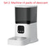 Pet Automatic Feeder Large Capacity Smart Voice Recorder APP Control Timer Feeding Cat Dog Food Dispenser With WiFi Pet Bowl - Evallys.com