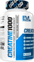 Creatine Monohydrate Pills 120Ct - EVL Nutrition Muscle Builder & Recovery Supplement - Creatine Capsules 1000Mg - Evallys.com # #