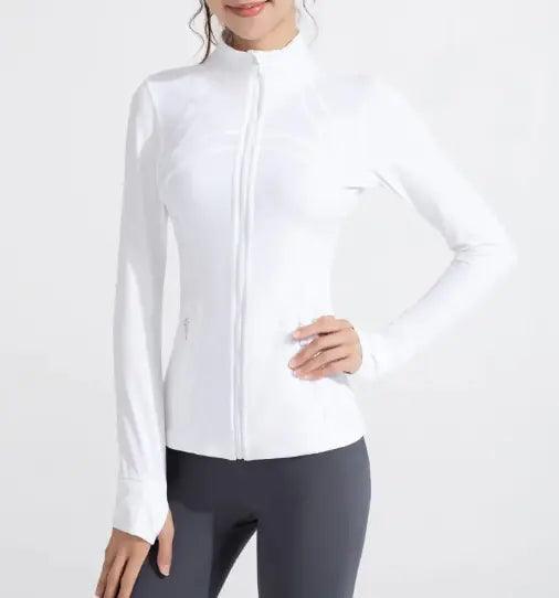 Workout Long Sleeve Zipper Jacket - Evallys.com # #