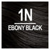 Naturtint Permanent Hair Color 1N Ebony Black (Pack of 6), Ammonia Free, Vegan, Cruelty Free, up to 100% Gray Coverage, Long Lasting Results - Evallys.com # #