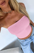 WIHOLL 3 Pack Tube Tops for Women Slim Fit Crop Tops Going Out Strapless Tank Tops Bandeau Summer Outfits 2024 Y2K Clothes 3 Pack Black/White/Pink Small - Evallys.com # #