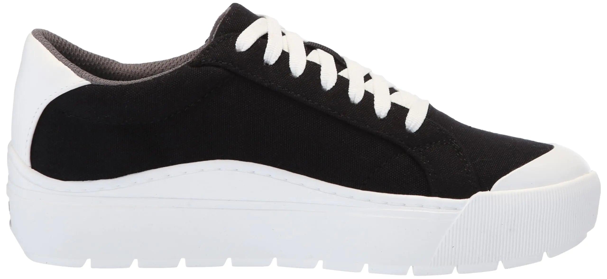 Dr. Scholl's Women's Time Off Sneaker 7 Black Canvas - Evallys.com # #