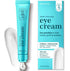 Under Eye Cream for Dark Circles and Puffiness - Caffeine Eye Cream Anti Aging Brightener With Niacinamide, Squalane, Peptide Complex, Korean Skin Care Formula - Massage Zinc Roller - Puffy Eyes 0.7 Fl Oz (Pack of 1) - Evallys.com # #