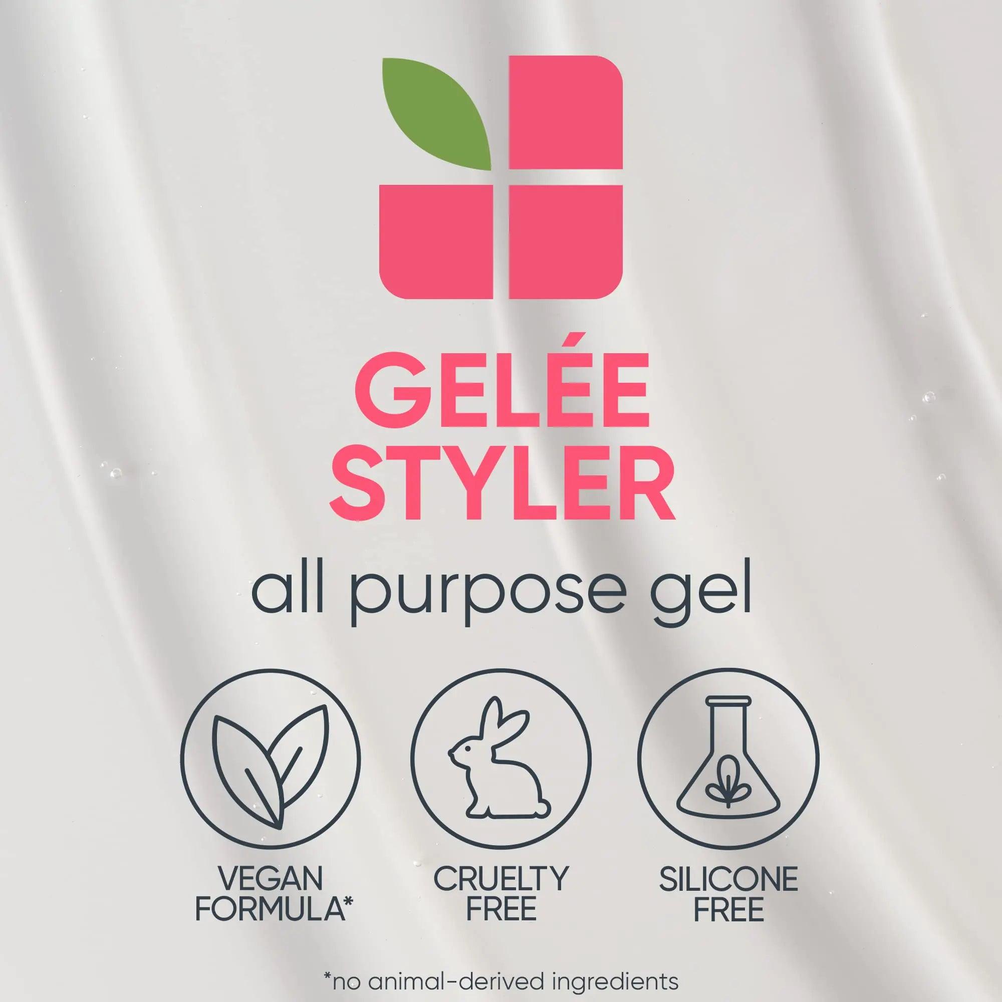 Biolage All Purpose Styling Gelée | Medium Hold That Adds Body, Shine & Control | Hair Styling Product | For All Hair Types | Paraben-Free | Vegan | 16.9 fl. oz. 16.9 Fl Oz (Pack of 1) - Evallys.com # #