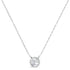 AGS Certified 10K Gold Diamond Solitaire Pendant Necklace (G-H, SI2-I1) - Evallys.com # #