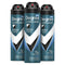 Degree Men Antiperspirant Spray Black + White 3 Count Protects from Deodorant Stains Instantly Dry Spray Deodorant 3.8 oz Fresh 3.8 Ounce (Pack of 3) - Evallys.com # #