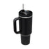 40 Oz Tumbler With Handle Straw Insulated, Stainless Steel Spill Proof Vacuum Coffee Cup Tumbler With Lid Tapered Mug Gifts For Valentine Lover Suitable For Car Gym Office Travel - Evallys.com # #