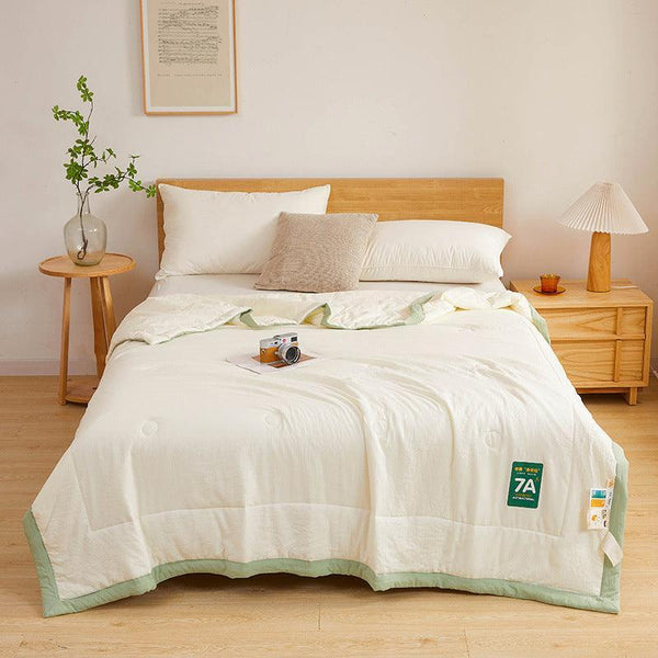 Antibacterial Raw Cotton Washable Summer Cool Quilt - Evallys.com # #